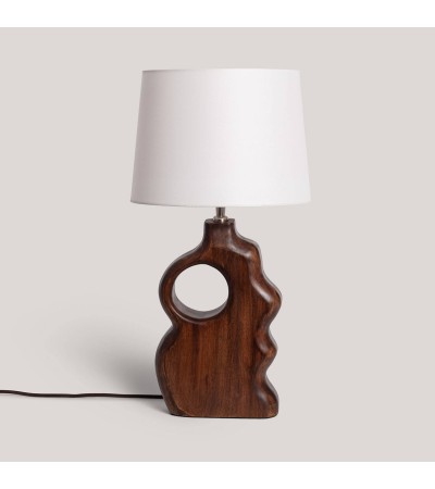 Lampe à poser Bois Hunar V ILUZZIA - 126181 - vue 3