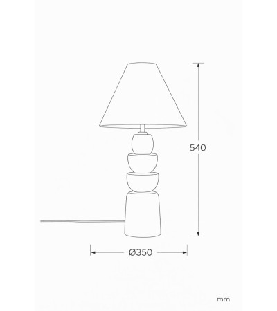 Lampe à Poser Bois Adah ILUZZIA - 126191 - vue 7