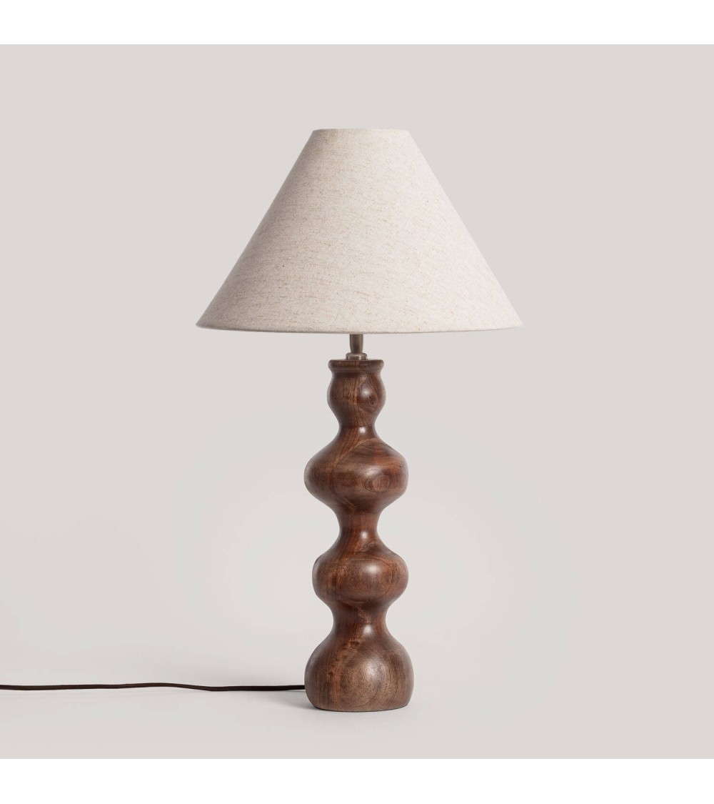 Lampe à Poser Bois Anahla ILUZZIA - 126196 - vue 1