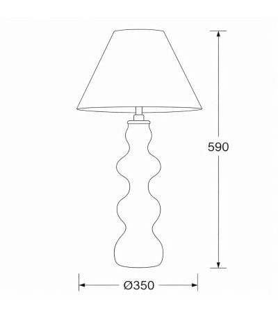 Lampe à Poser Bois Anahla ILUZZIA - 126196 - vue 7