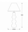 Lampe à Poser Bois Anahla ILUZZIA - 126196 - vue 7