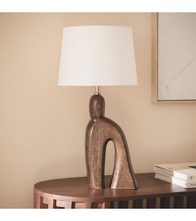 Lampe à Poser Bois Hunar III ILUZZIA