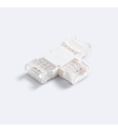 Connecteur HIPPO "T" pour Ruban LED RGB 12-24V DC Largeur 10 mm