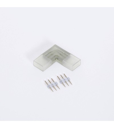 Connecteur Type « L » pour Ruban LED CCT 220V AC Largeur 14 mm - 126376 - vue 1