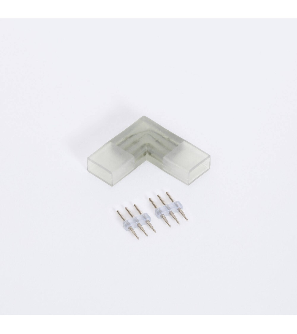 Connecteur Type « L » pour Ruban LED CCT 220V AC Largeur 14 mm - 126376 - vue 1