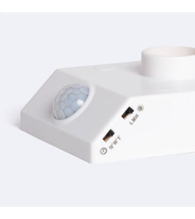 Détecteur de Présence PIR et Crépuscule 360º pour Ampoules E27 - 126585 - vue 6