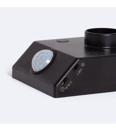 Détecteur de Présence PIR et Crépuscule 360º pour Ampoules E27 - 126585 - vue 12
