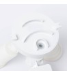 Détecteur de Mouvement PIR Crépusculaire 180° Mural Extérieur IP44 pour Deux Ampoules E27 - 126621 - vue 5