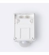 Capteur de Mouvement PIR Crépusculaire 240º Extérieur IP65 avec Télécommande - 126648 - vue 6