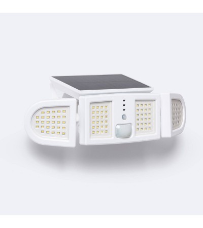 Projecteur Solaire LED 5W IP65 avec Détecteur de Mouvement PIR et Crépusculaire