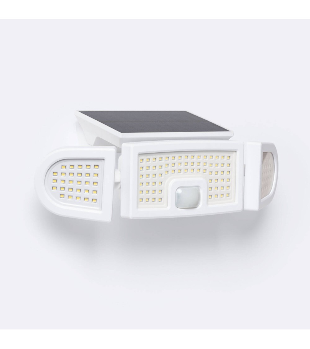 Projecteur Solaire LED IP65 7W avec Détecteur de Mouvement PIR et Détecteur Crépusculaire - 126681 - vue 1