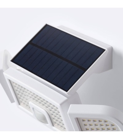 Projecteur Solaire LED IP65 7W avec Détecteur de Mouvement PIR et Détecteur Crépusculaire - 126681 - vue 3