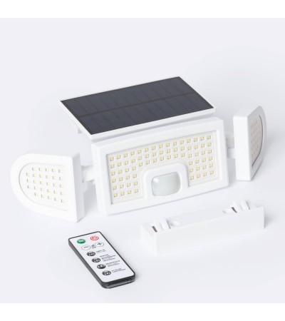 Projecteur Solaire LED IP65 7W avec Détecteur de Mouvement PIR et Détecteur Crépusculaire - 126681 - vue 4