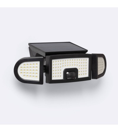 Projecteur Solaire LED IP65 7W avec Détecteur de Mouvement PIR et Détecteur Crépusculaire - 126681 - vue 8