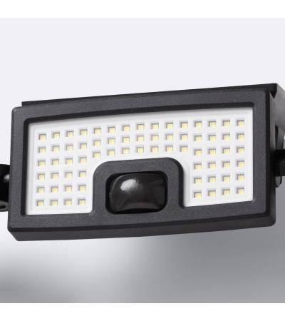Projecteur Solaire LED IP65 7W avec Détecteur de Mouvement PIR et Détecteur Crépusculaire - 126681 - vue 9