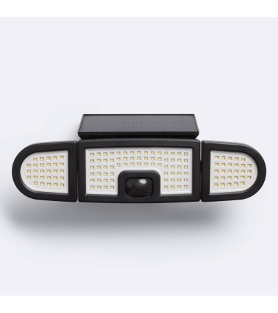 Projecteur Solaire LED IP65 7W avec Détecteur de Mouvement PIR et Détecteur Crépusculaire - 126681 - vue 10