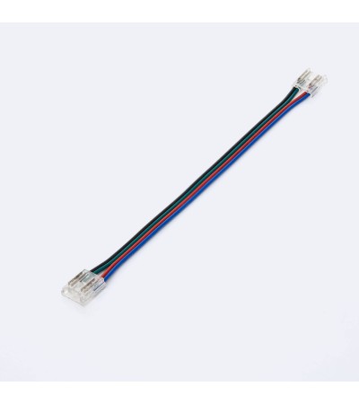 Connecteur Double avec Câble pour Ruban LED IC Digital SPI 24V DC COB Largeur 10mm