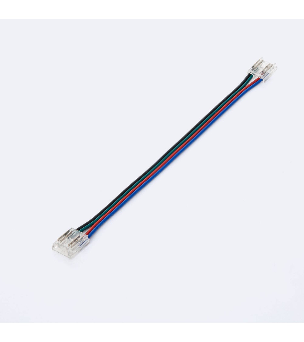 Connecteur Double avec Câble pour Ruban LED IC Digital SPI 24V DC COB Largeur 10mm - 126776 - vue 1