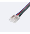 Connecteur Double avec Câble pour Ruban LED IC Digital SPI 24V DC COB Largeur 10mm - 126776 - vue 4