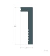 Moulure Plinthe Cache Câbles 2m Edge - 126816 - vue 5
