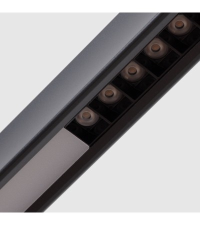 Suspension Linéaire LED 42W Aluminium CCT Éclairage Double Face Funky Chic - 126835 - vue 6