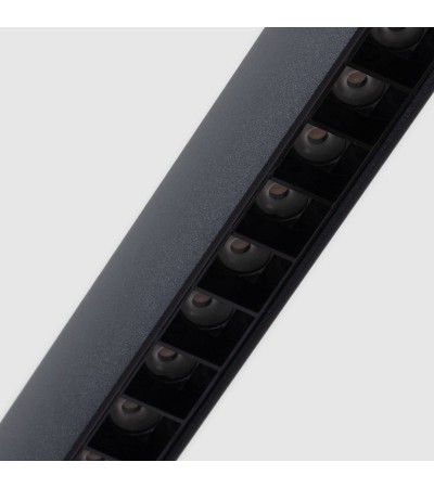Suspension Linéaire LED 42W Aluminium CCT Éclairage Double Face Funky Zapp - 126843 - vue 6