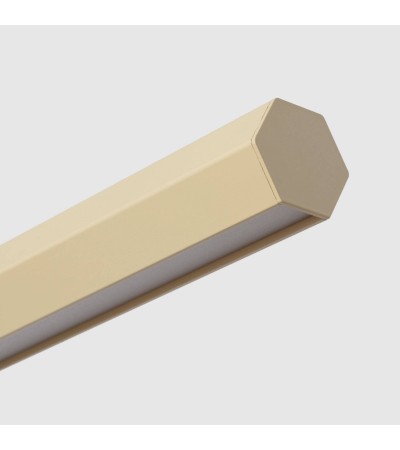 Suspension Linéaire LED 42W Aluminium CCT Éclairage Double Face Funky Kool - 126883 - vue 2