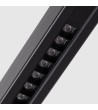 Suspension Linéaire LED 42W Aluminium CCT Éclairage Double Face Funky Sly - 126888 - vue 6