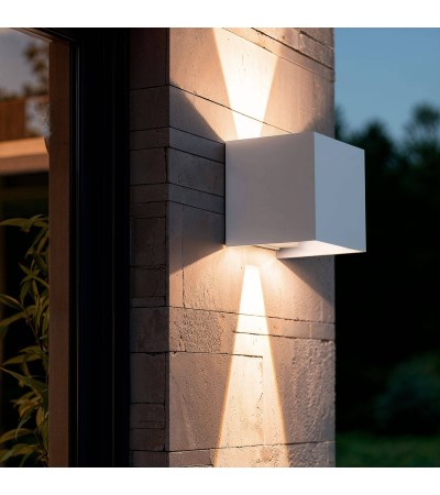 Applique Murale Extérieure LED 6W Aluminium Éclairage Double Face Eros