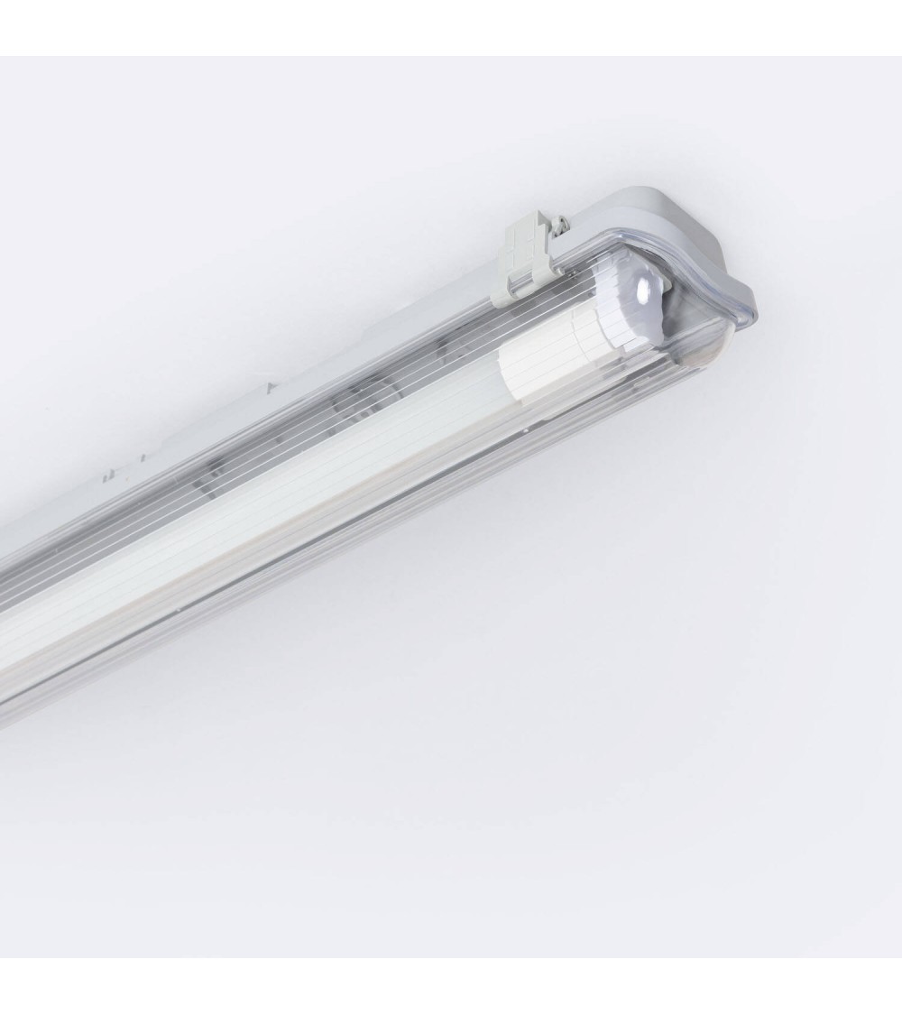 Réglette Étanche 150cm IP65 avec Tube LED Cristal 22W 140lm/W - 127161 - vue 1