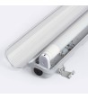 Réglette Étanche 150cm IP65 avec Tube LED Cristal 22W 140lm/W - 127161 - vue 6