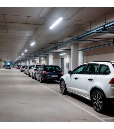 Réglette Étanche 120cm IP65 avec Tube LED Cristal 18W 140lm/W - 127171 - vue 4
