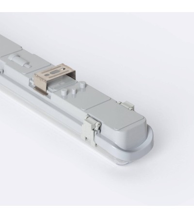 Réglette Étanche 120cm IP65 avec Tube LED Cristal 18W 140lm/W - 127171 - vue 9