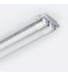 Réglette Étanche 150 cm IP65 avec deux Tubes LED Cristal 22W 140lm/W - 127195 - vue 6