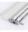 Réglette Étanche 150 cm IP65 avec deux Tubes LED Cristal 22W 140lm/W - 127195 - vue 8