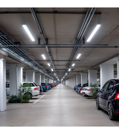 Réglette Étanche 150 cm IP65 avec deux Tubes LED Cristal 22W 140lm/W - 127195 - vue 12