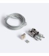 Barre linéaire suspendue LED 120cm 40W Singe - 127681 - vue 8