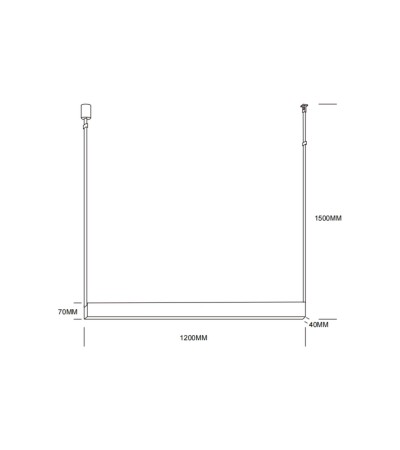 Barre Linéaire LED 120cm 30W Suwis avec Rail Magnétique 20mm - 127689 - vue 10