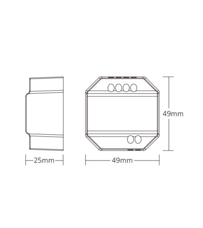 Télérupteur Convertisseur LED MiBoxer Bouton poussoir - 127894 - vue 4
