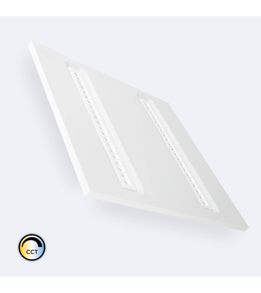 Panneau LED 60x60 cm 30W 4200lm CCT Sélectionnable Stripe LIFUD - 128191 - vue 1
