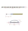 Ruban LED Dimmable 220V SMD Auto-redressement 120 LED/m BOBINE 20m 12W/m 1080lm/m Super Étroite Largeur 6.5mm Coupe 10cm…