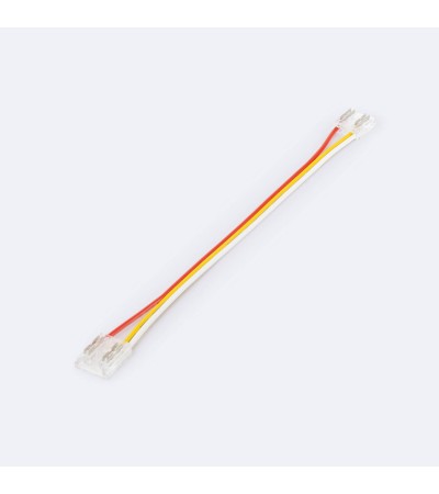 Connecteur Double avec Câble pour Ruban LED CCT 24V DC COB IP20 Largeur 10mm