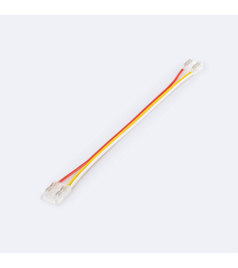 Connecteur Double avec Câble pour Ruban LED CCT 24V DC COB IP20 Largeur 10mm - 128414 - vue 1