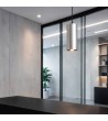 Suspension LED 18W Aluminium Misoh - 128477 - vue 12