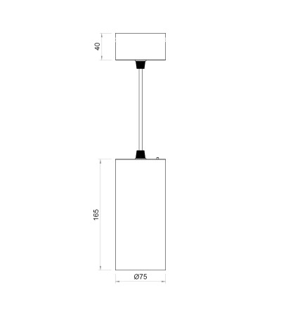 Suspension LED 30W Aluminium Misoh - 128482 - vue 8
