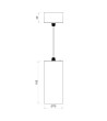 Suspension LED 30W Aluminium Misoh - 128482 - vue 9
