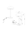 Lampe à Poser Métal Aleisk - 128517 - vue 10