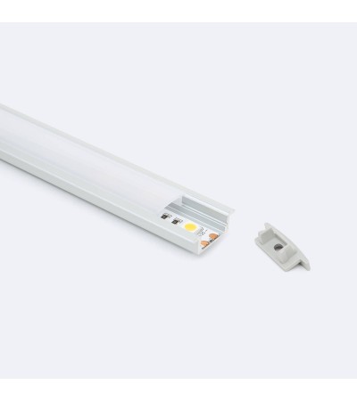 Profilé Aluminium Encastré pour Rubans LED jusqu'à 12 mm - 128632 - vue 4