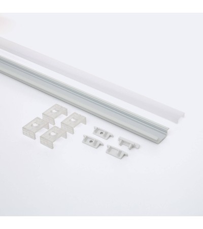 Profilé Aluminium Encastré pour Rubans LED jusqu'à 12 mm - 128632 - vue 5