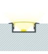 Profilé Aluminium Encastré pour Rubans LED jusqu'à 18 mm - 128674 - vue 8
